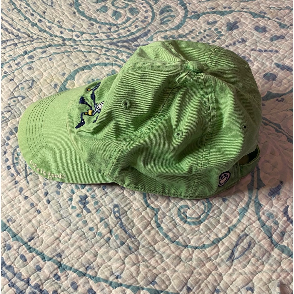 Life is Good Tennis Player Hat - Green - Picture 2 of 5